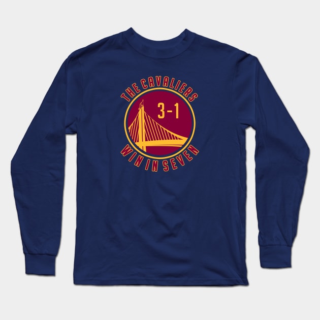 #CavsIn7 Long Sleeve T-Shirt by NoobDesign15